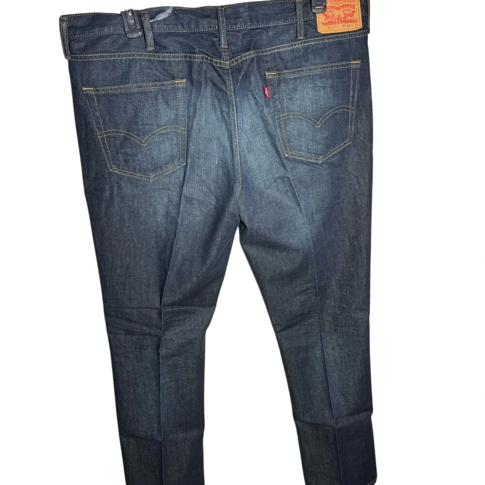 Levi's‎ 511 Men's Dark Blue Straight Jeans